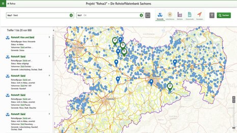 ROHSA GEOLOGIE-Suchmaschine